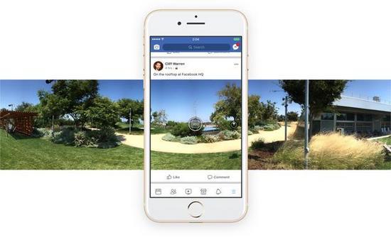 Facebook使用人工智能給360度照片“糾偏”