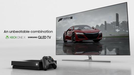 微軟、三星互推Xbox One X和QLED 4K電視