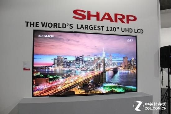 干掉激光影院！夏普發(fā)布120吋4K巨幕電視