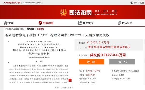 7.73億！剛剛樂(lè)視資產(chǎn)“大甩賣” “接盤(pán)俠”居然還是孫宏斌??！