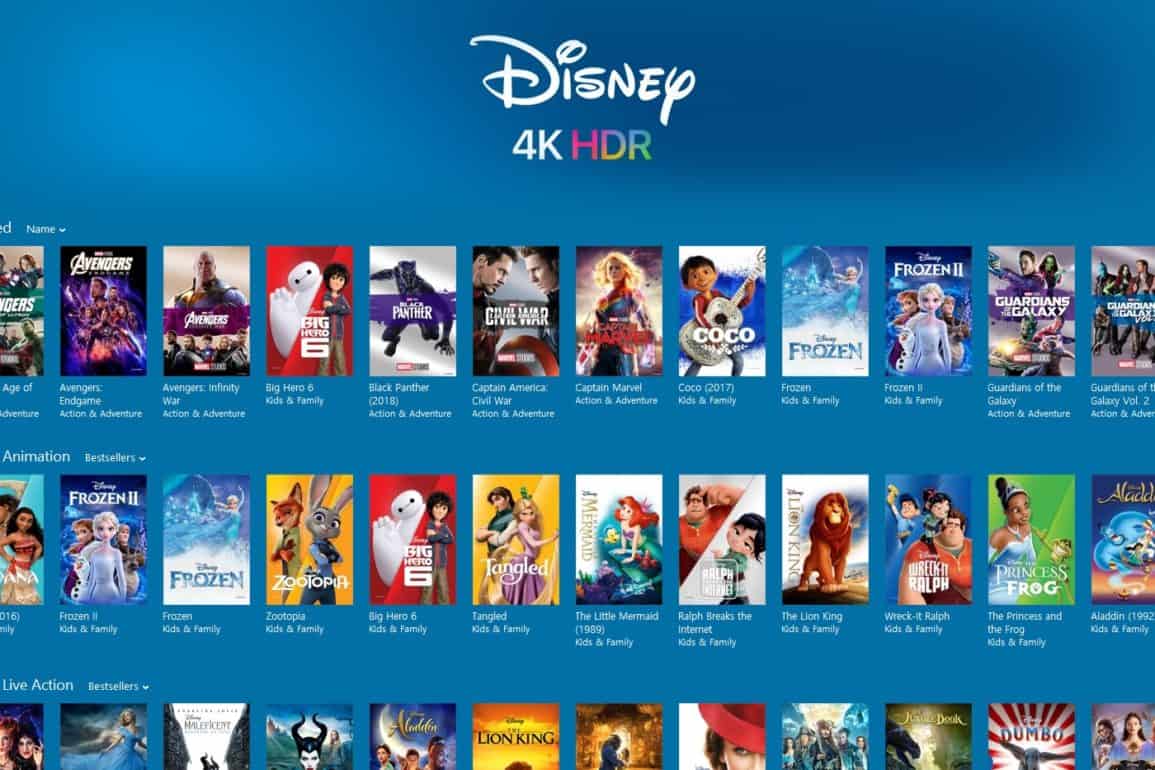 迪士尼漫威、星球大戰(zhàn)等4K電影上架iTunes